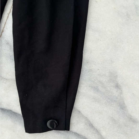 VTG Honeybee Dress Houndstooth Black White Knee Womens 12 Office Academia USA - Picture 5 of 15